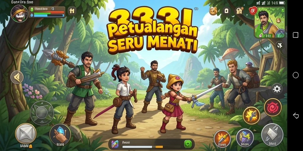 Screenshot dari gameplay seru 333I dalam petualangan yang mendebarkan.