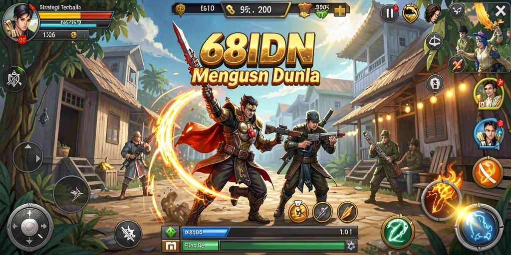 Tampilan gameplay seru dari 68IDN dengan strategi mendalam.
