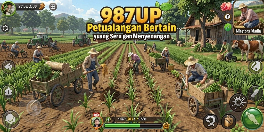 Tampilan gameplay 987UP yang memukau dan penuh warna.