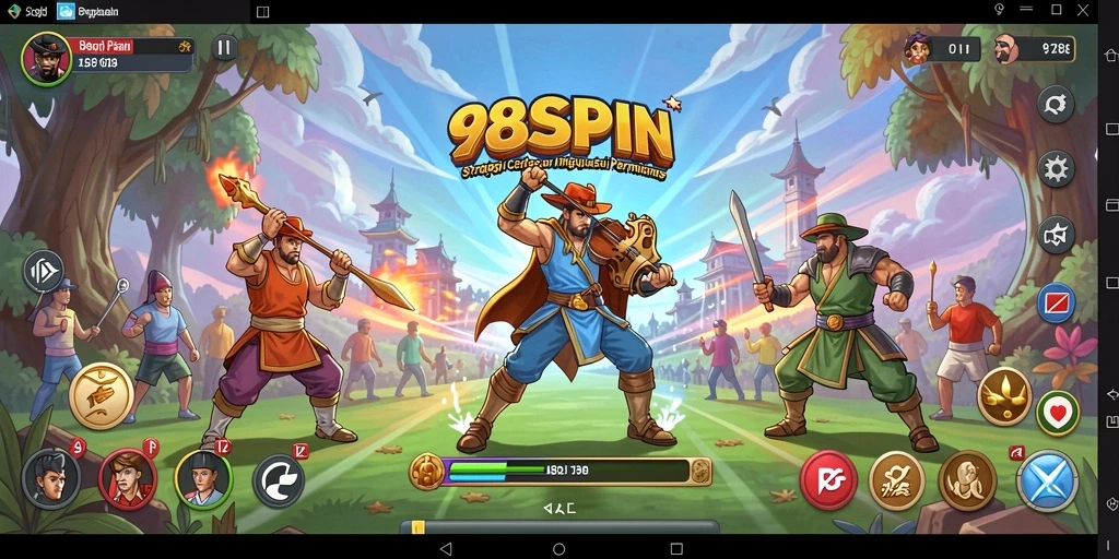 Gameplay menegangkan dalam 98SPIN yang melibatkan strategi cerdas.
