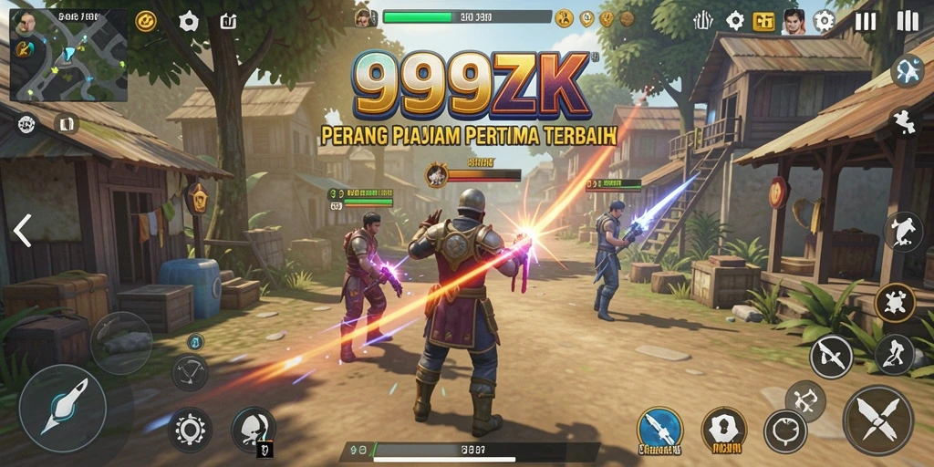 Gameplay menegangkan dalam pertempuran FPS di 999ZK.