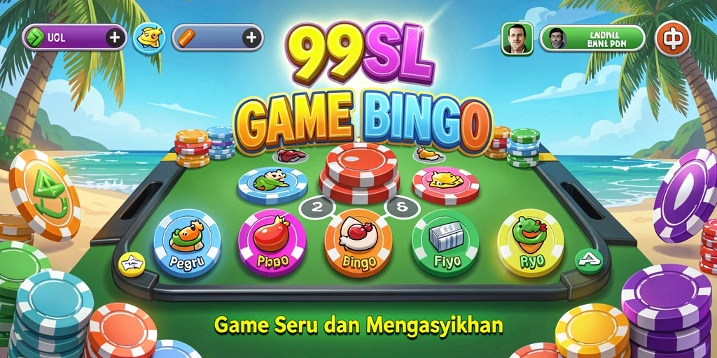 Tampilan gameplay Bingo yang menarik dan penuh warna.