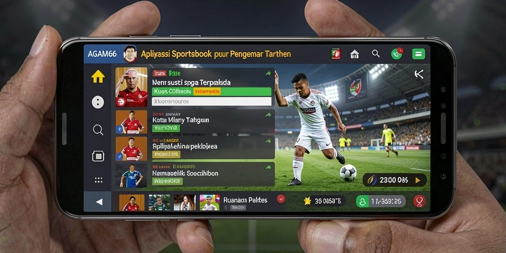 Tampilan gameplay AGAM66 dengan pilihan taruhan olahraga yang variatif.