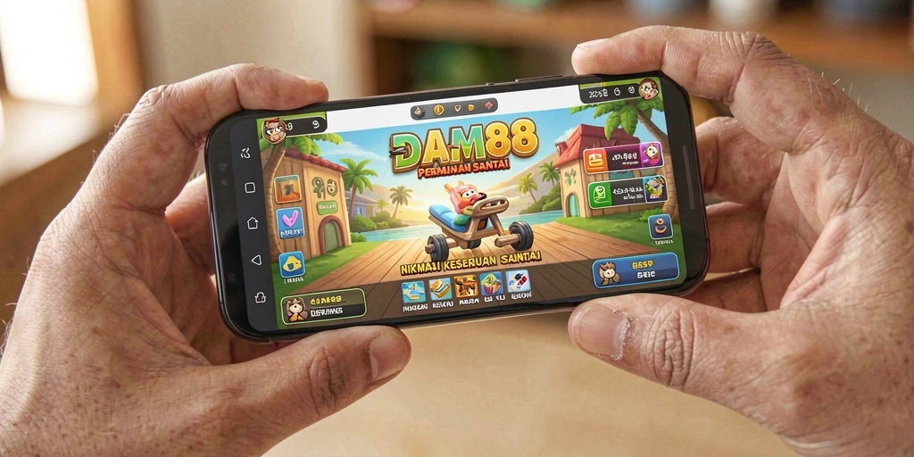 Tampilan menarik dari gameplay DAM88 yang ceria dan menghibur.
