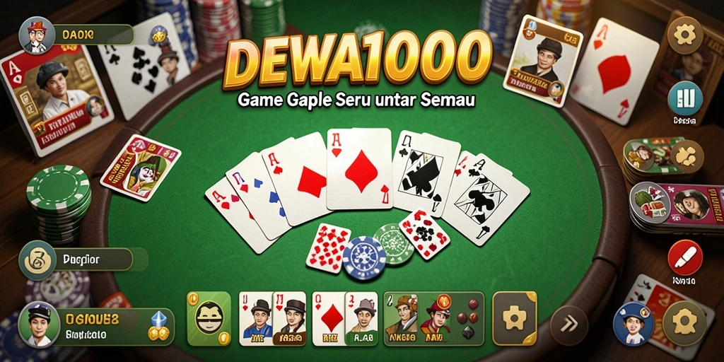Tampilan gameplay DEWA1000 yang menarik dan interaktif.