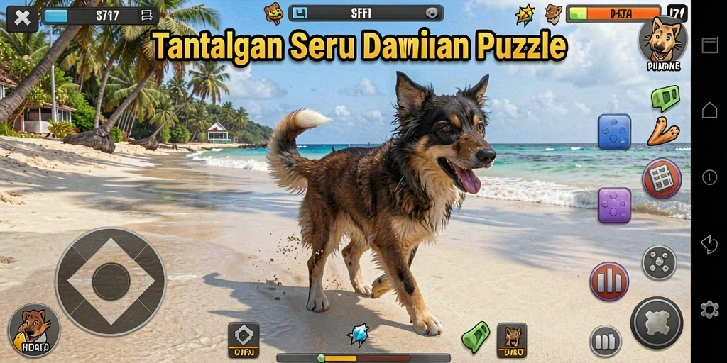Gameplay seru dari F7F7 menantang kemampuan berpikir.