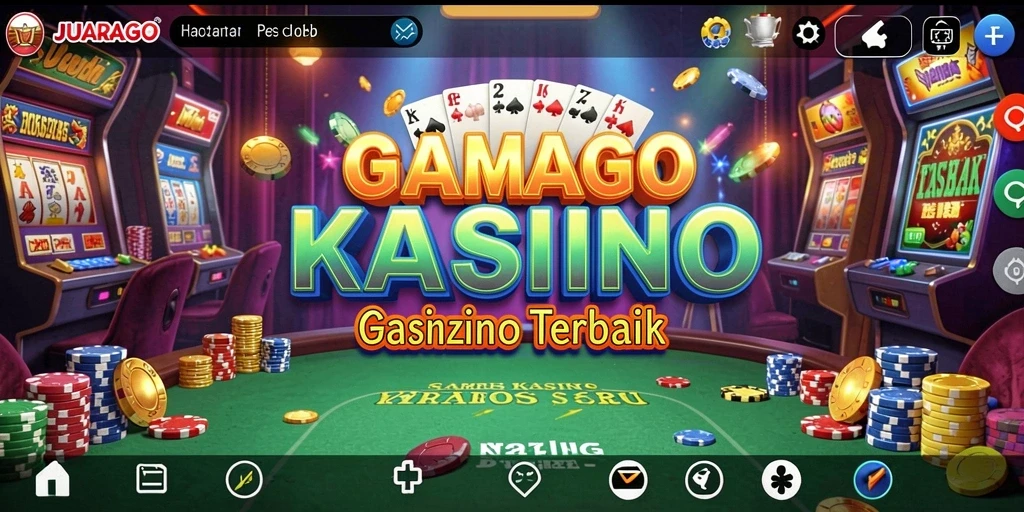 Screenshot JUARAGO menampilkan gameplay seru di Kasino.