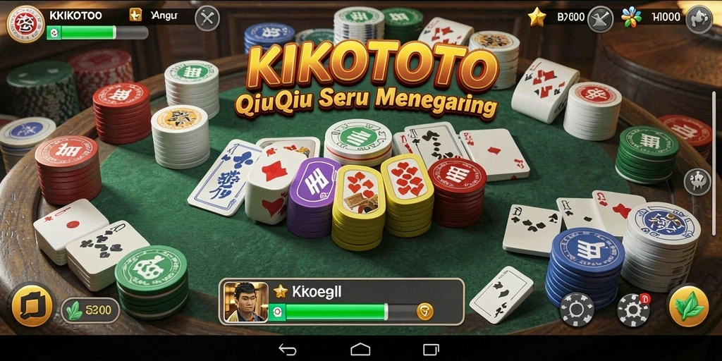 Tampilan gameplay KIKOTOTO yang seru dan menantang.