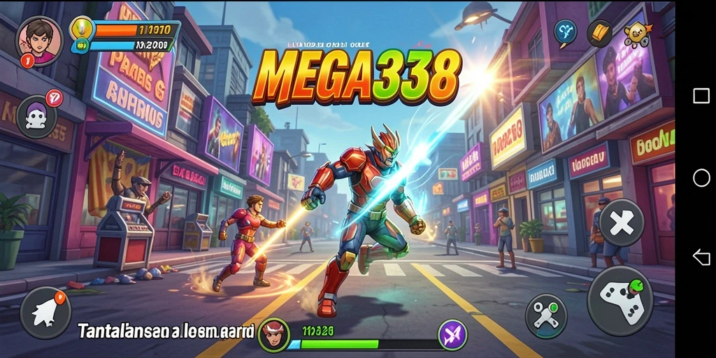 Gameplay seru dan menantang dalam MEGA338.