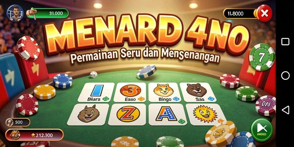 Tampilan menarik dari gameplay Bingo di MENARA4D.