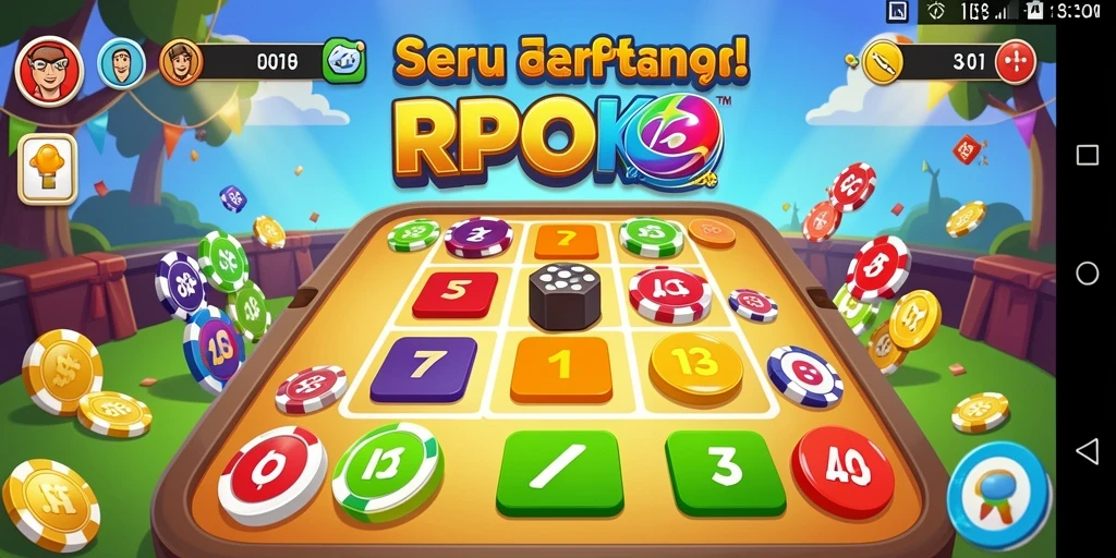 Tangkapan layar gameplay RPOK dengan suasana Bingo yang seru.