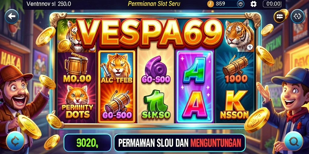 Tampilan menarik dari gameplay Slot VESPA69 yang seru.